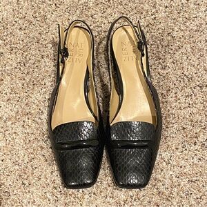 Naturalizer Kendry Slingbacks Black Size 7.5 (US)